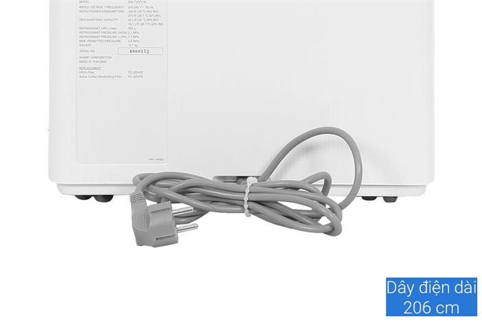 Máy lọc không khí và hút ẩm Sharp DW-T30FV-W